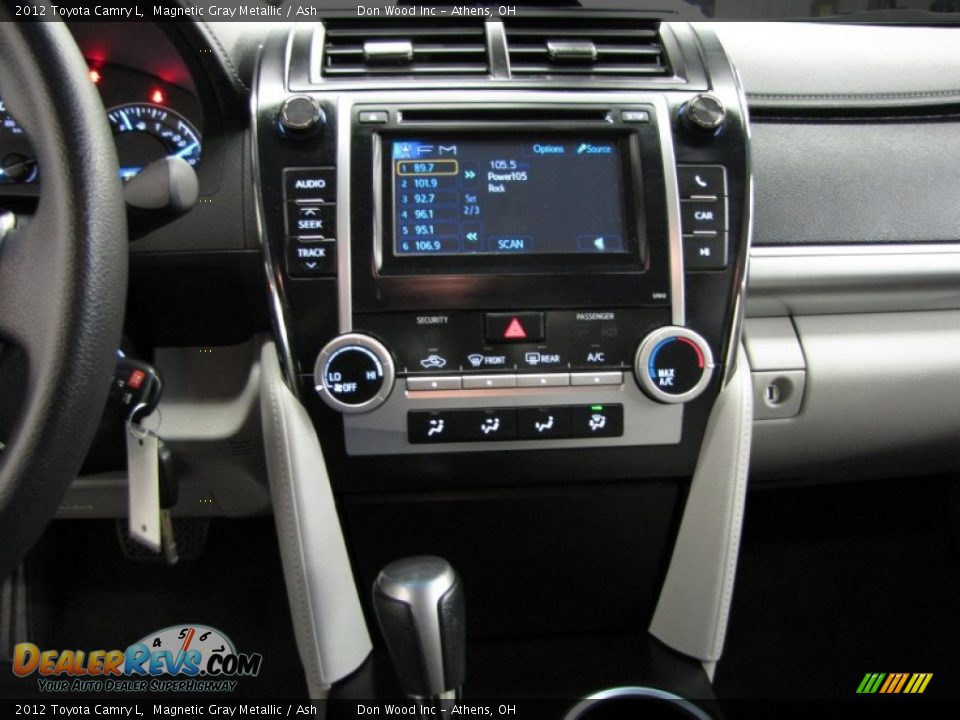 2012 Toyota Camry L Magnetic Gray Metallic / Ash Photo #23