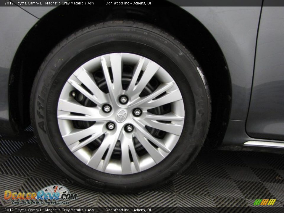 2012 Toyota Camry L Magnetic Gray Metallic / Ash Photo #24