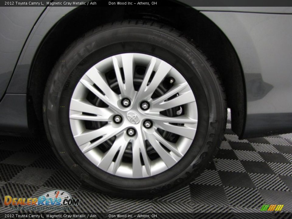 2012 Toyota Camry L Magnetic Gray Metallic / Ash Photo #25