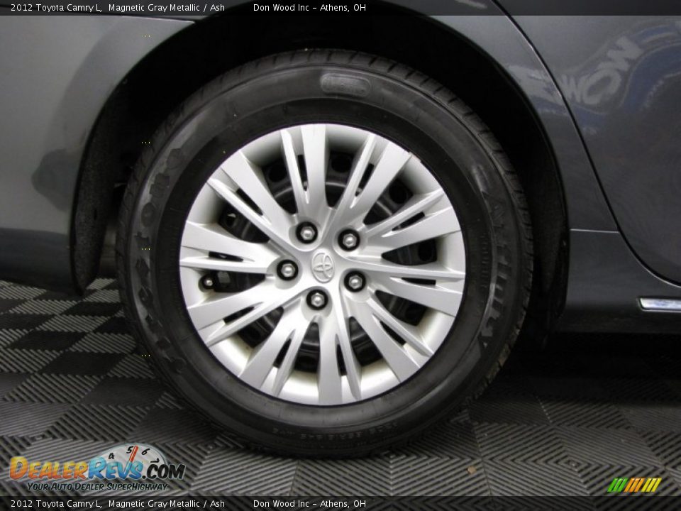 2012 Toyota Camry L Magnetic Gray Metallic / Ash Photo #26