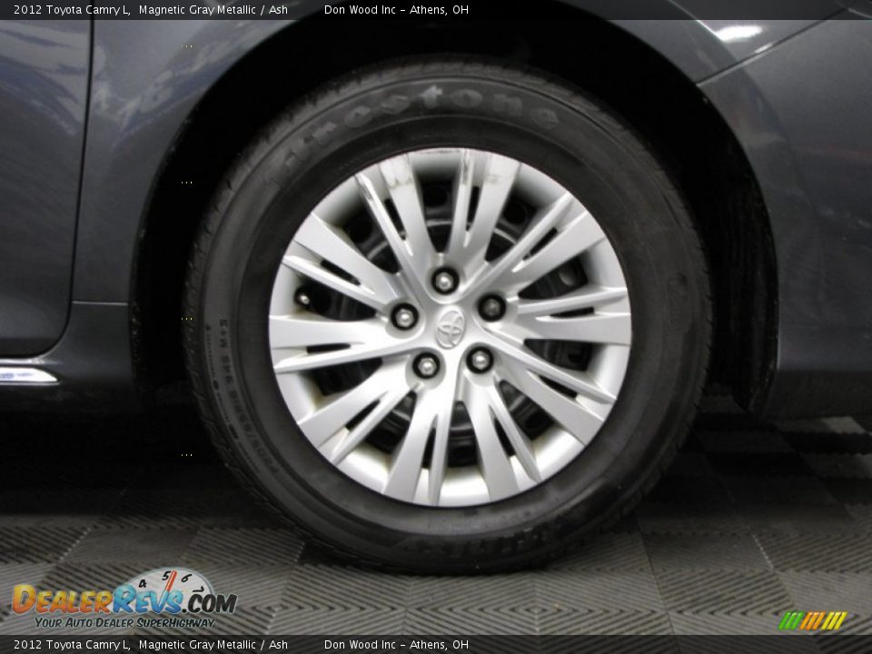 2012 Toyota Camry L Magnetic Gray Metallic / Ash Photo #27