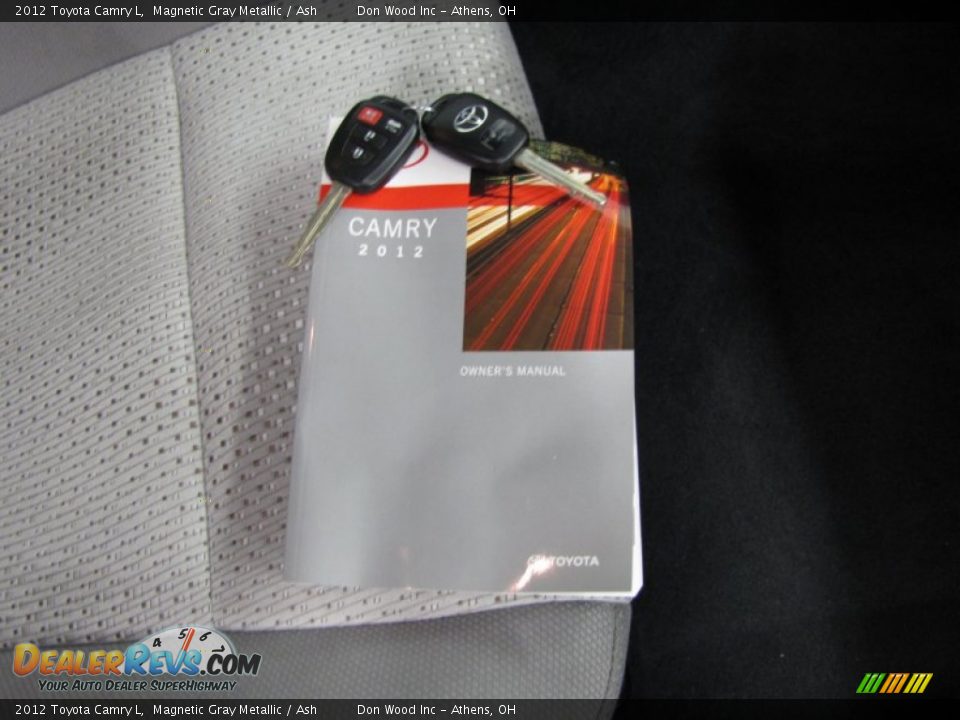 2012 Toyota Camry L Magnetic Gray Metallic / Ash Photo #29