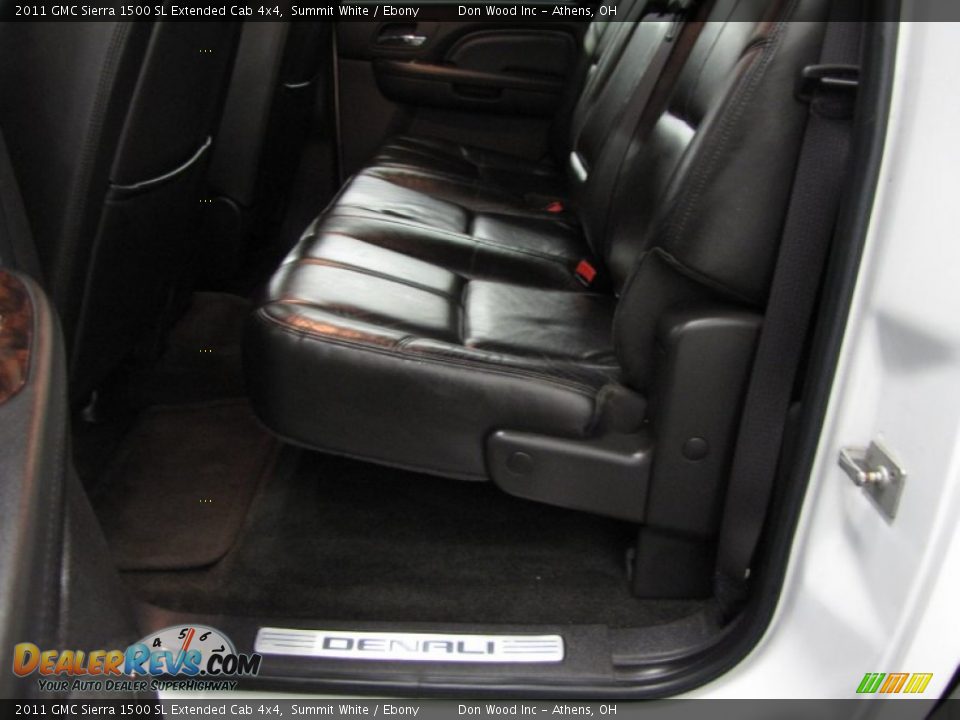 2011 GMC Sierra 1500 SL Extended Cab 4x4 Summit White / Ebony Photo #8
