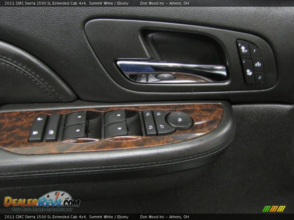 2011 GMC Sierra 1500 SL Extended Cab 4x4 Summit White / Ebony Photo #12