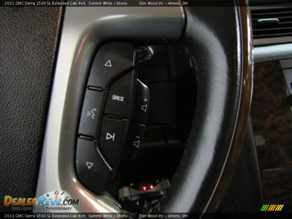2011 GMC Sierra 1500 SL Extended Cab 4x4 Summit White / Ebony Photo #18