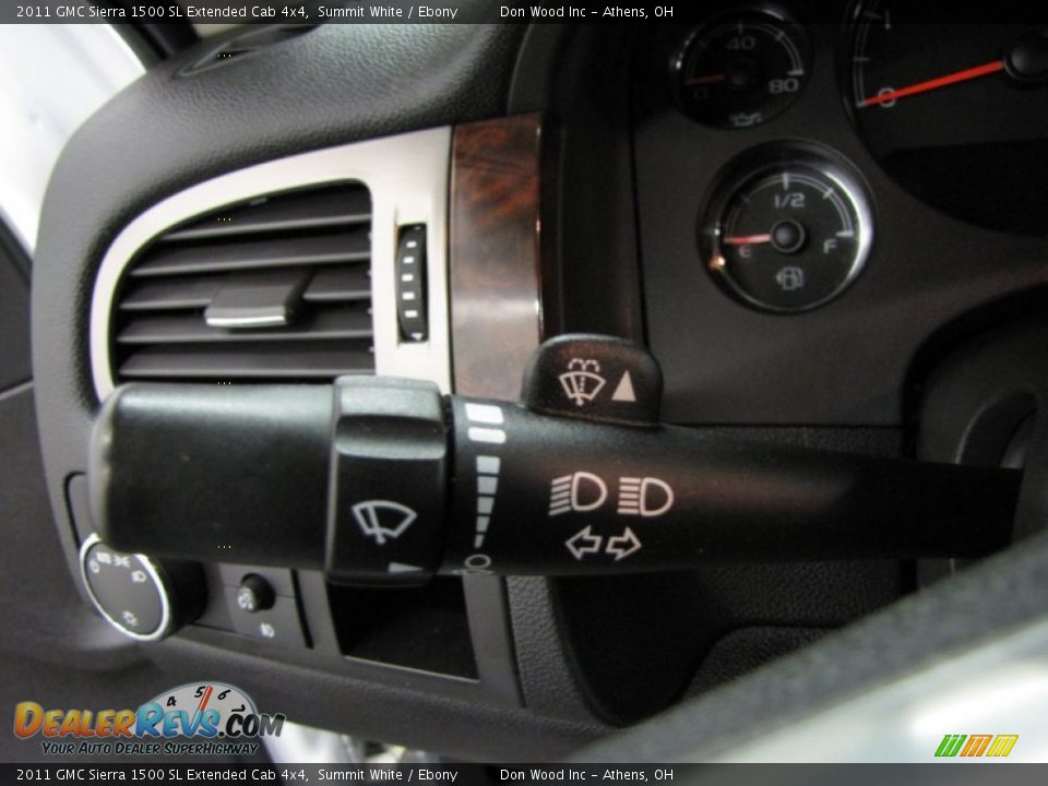 2011 GMC Sierra 1500 SL Extended Cab 4x4 Summit White / Ebony Photo #19
