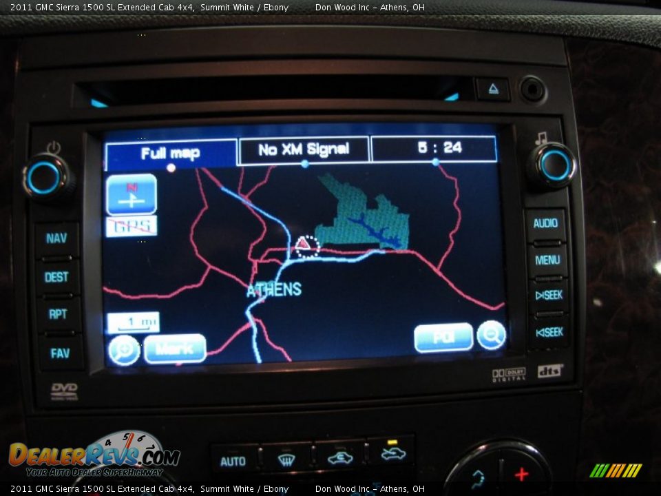 2011 GMC Sierra 1500 SL Extended Cab 4x4 Summit White / Ebony Photo #24