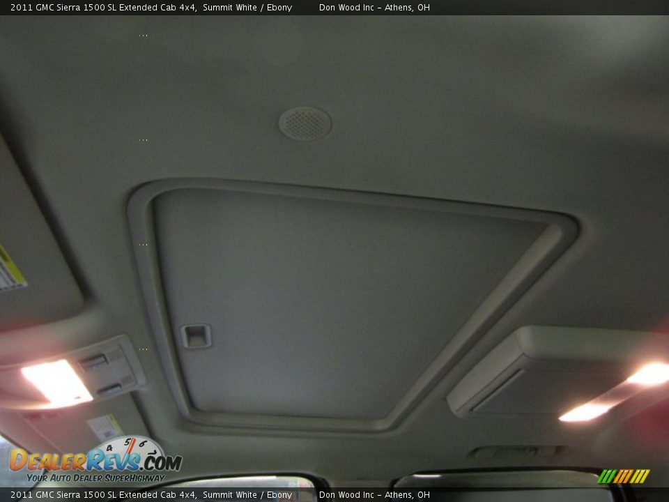 2011 GMC Sierra 1500 SL Extended Cab 4x4 Summit White / Ebony Photo #26