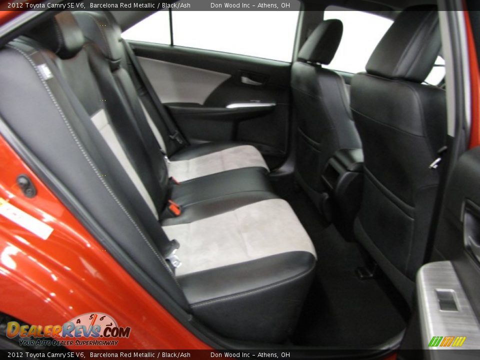 2012 Toyota Camry SE V6 Barcelona Red Metallic / Black/Ash Photo #8