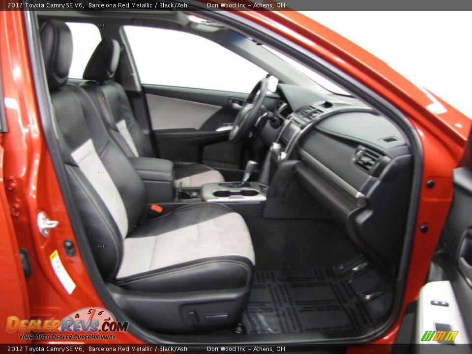 2012 Toyota Camry SE V6 Barcelona Red Metallic / Black/Ash Photo #9