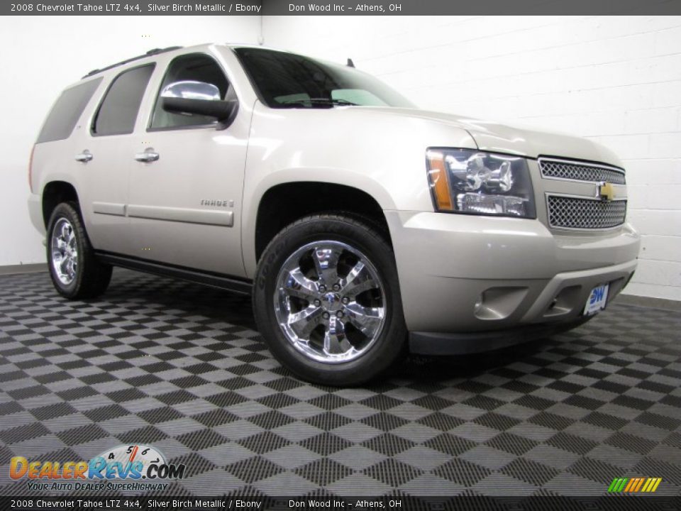 2008 Chevrolet Tahoe LTZ 4x4 Silver Birch Metallic / Ebony Photo #1