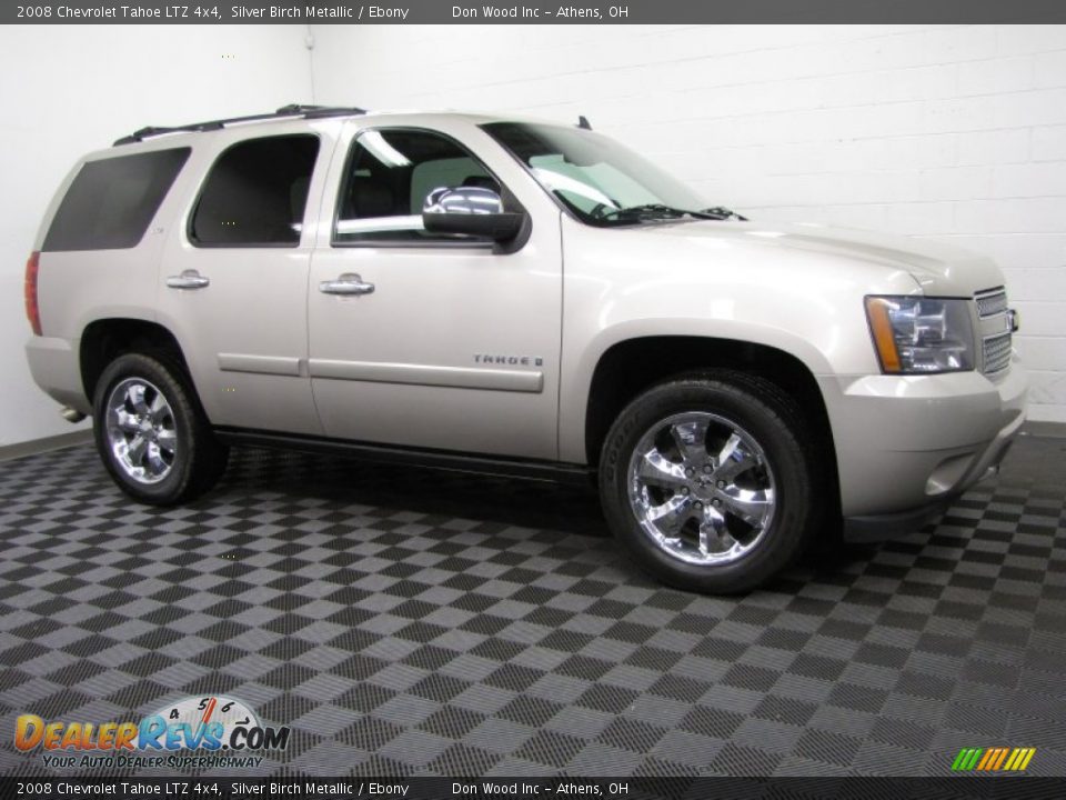 Silver Birch Metallic 2008 Chevrolet Tahoe LTZ 4x4 Photo #3
