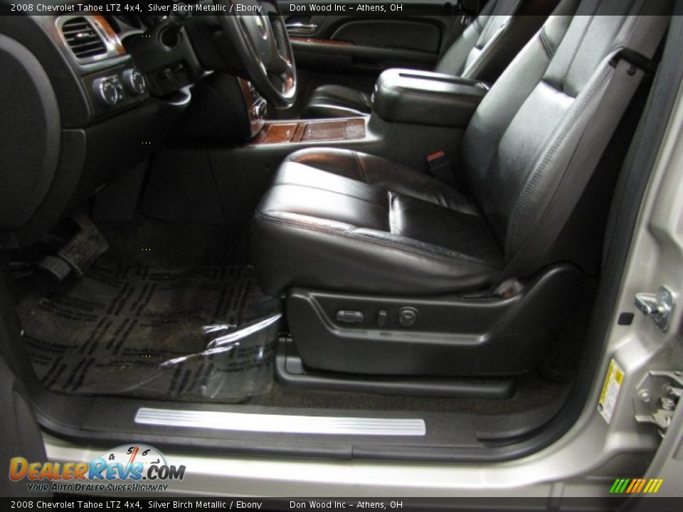 2008 Chevrolet Tahoe LTZ 4x4 Silver Birch Metallic / Ebony Photo #8