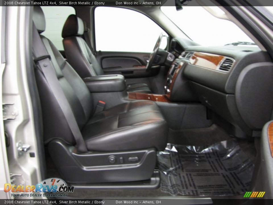 2008 Chevrolet Tahoe LTZ 4x4 Silver Birch Metallic / Ebony Photo #13