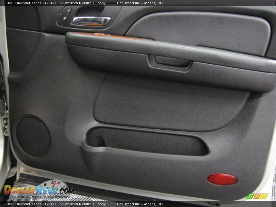 2008 Chevrolet Tahoe LTZ 4x4 Silver Birch Metallic / Ebony Photo #18