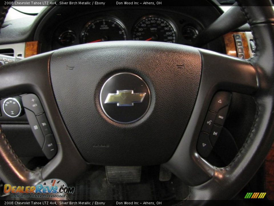 2008 Chevrolet Tahoe LTZ 4x4 Silver Birch Metallic / Ebony Photo #19