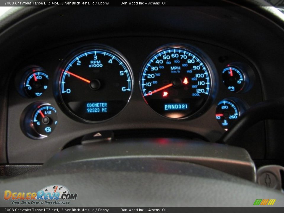2008 Chevrolet Tahoe LTZ 4x4 Gauges Photo #23
