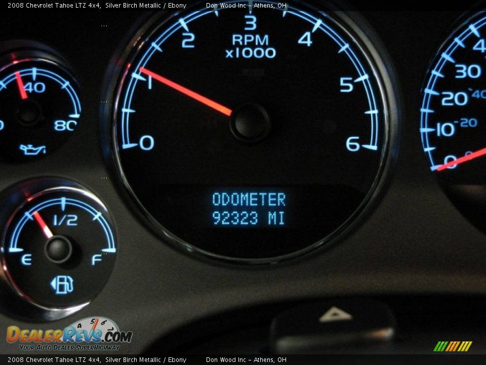 2008 Chevrolet Tahoe LTZ 4x4 Silver Birch Metallic / Ebony Photo #24