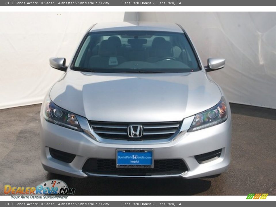 2013 Honda Accord LX Sedan Alabaster Silver Metallic / Gray Photo #2