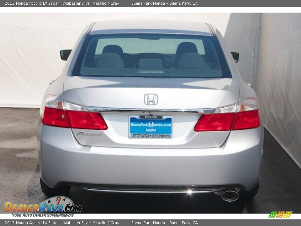 2013 Honda Accord LX Sedan Alabaster Silver Metallic / Gray Photo #6