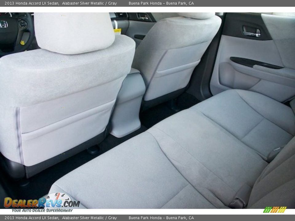 2013 Honda Accord LX Sedan Alabaster Silver Metallic / Gray Photo #13