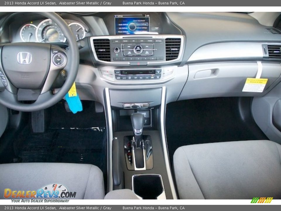 2013 Honda Accord LX Sedan Alabaster Silver Metallic / Gray Photo #14