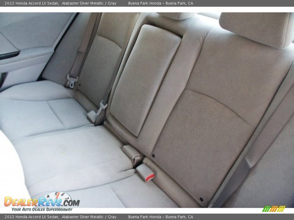 2013 Honda Accord LX Sedan Alabaster Silver Metallic / Gray Photo #15