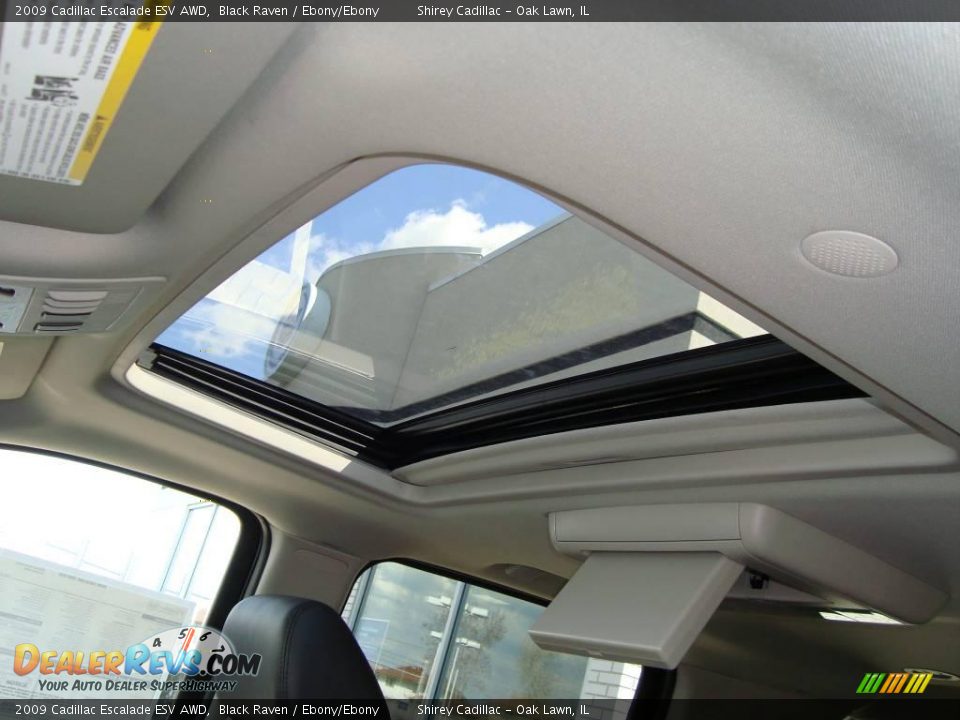 2009 Cadillac Escalade ESV AWD Black Raven / Ebony/Ebony Photo #11