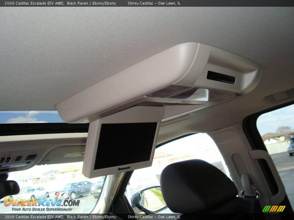 2009 Cadillac Escalade ESV AWD Black Raven / Ebony/Ebony Photo #12