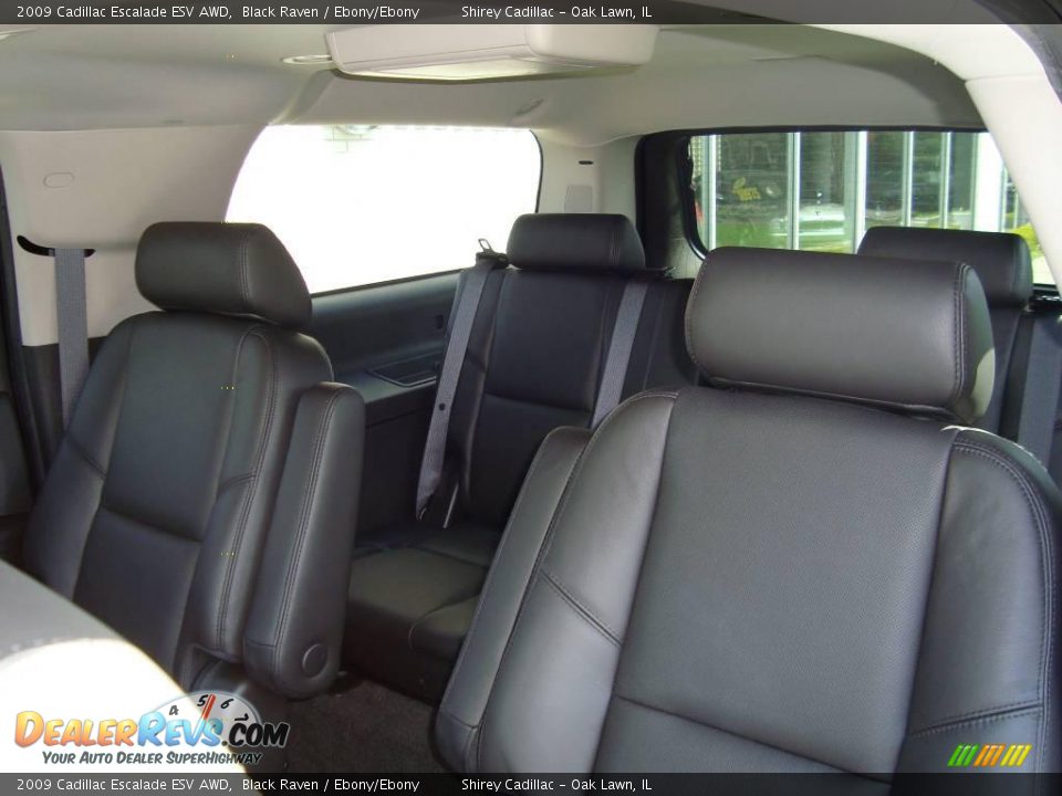 2009 Cadillac Escalade ESV AWD Black Raven / Ebony/Ebony Photo #13