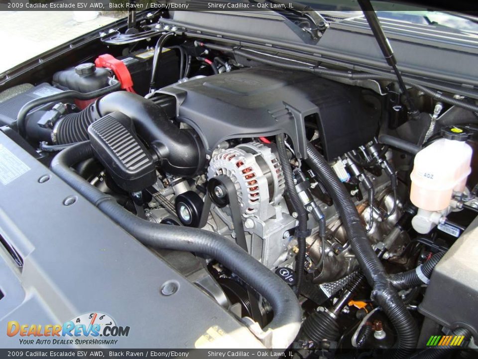 2009 Cadillac Escalade ESV AWD Black Raven / Ebony/Ebony Photo #15