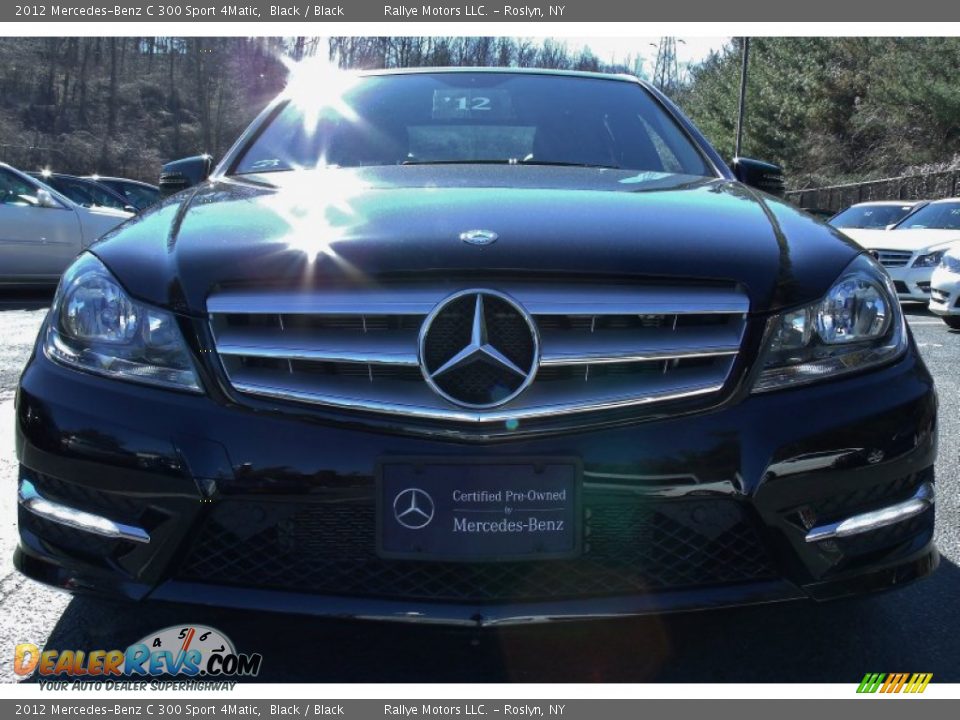 2012 Mercedes-Benz C 300 Sport 4Matic Black / Black Photo #2