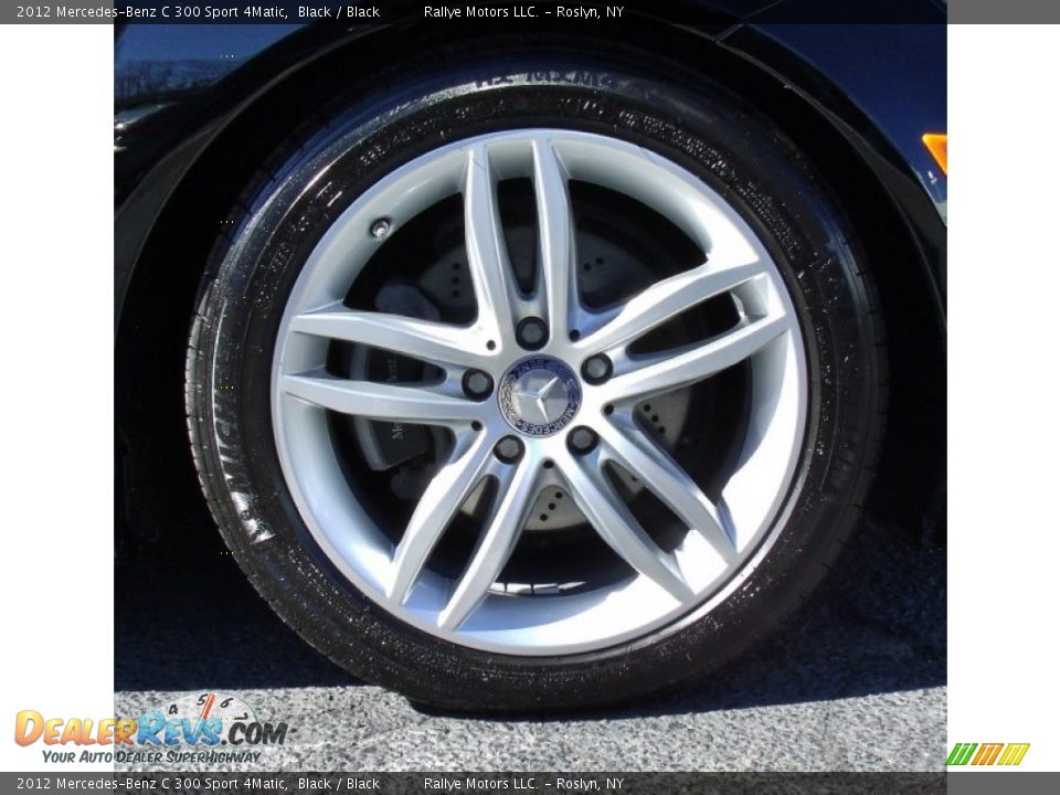 2012 Mercedes-Benz C 300 Sport 4Matic Black / Black Photo #7
