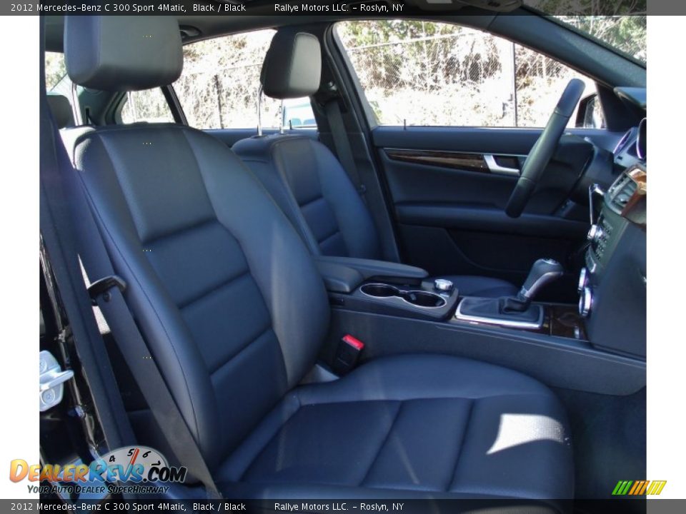 2012 Mercedes-Benz C 300 Sport 4Matic Black / Black Photo #9