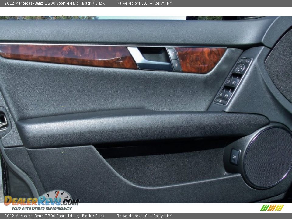 2012 Mercedes-Benz C 300 Sport 4Matic Black / Black Photo #10