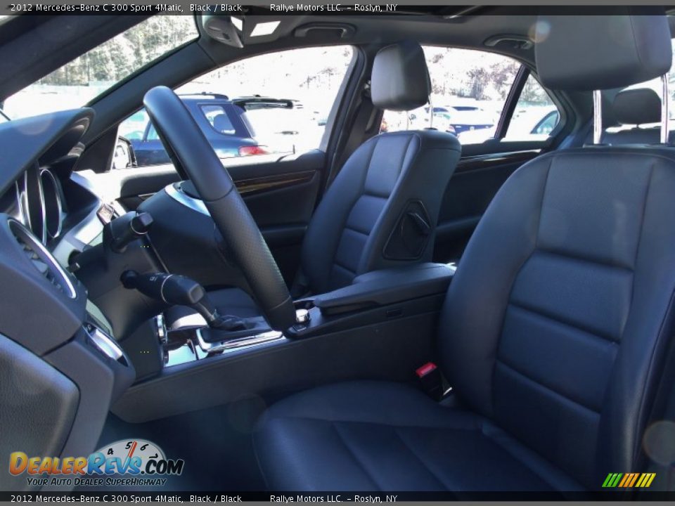 2012 Mercedes-Benz C 300 Sport 4Matic Black / Black Photo #11