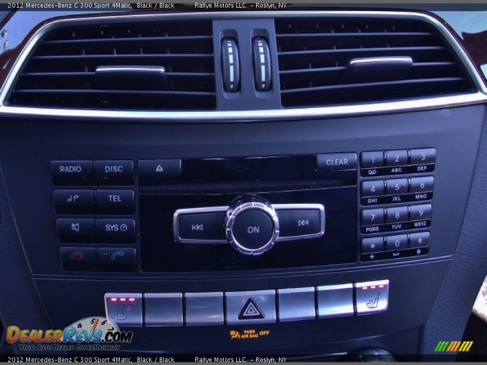 2012 Mercedes-Benz C 300 Sport 4Matic Black / Black Photo #12