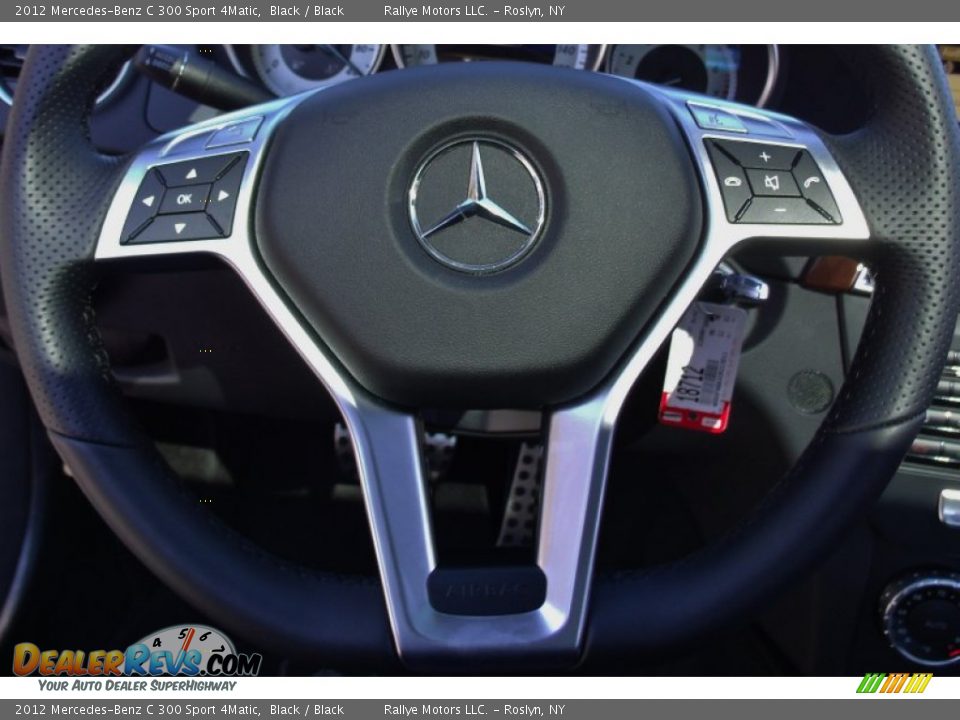 2012 Mercedes-Benz C 300 Sport 4Matic Black / Black Photo #14