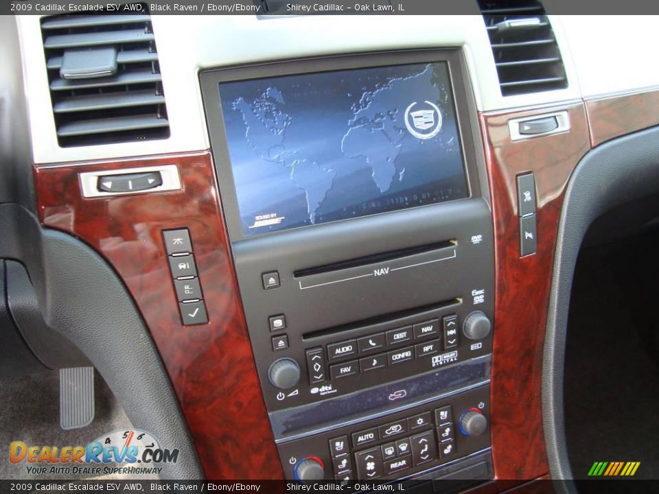 2009 Cadillac Escalade ESV AWD Black Raven / Ebony/Ebony Photo #17