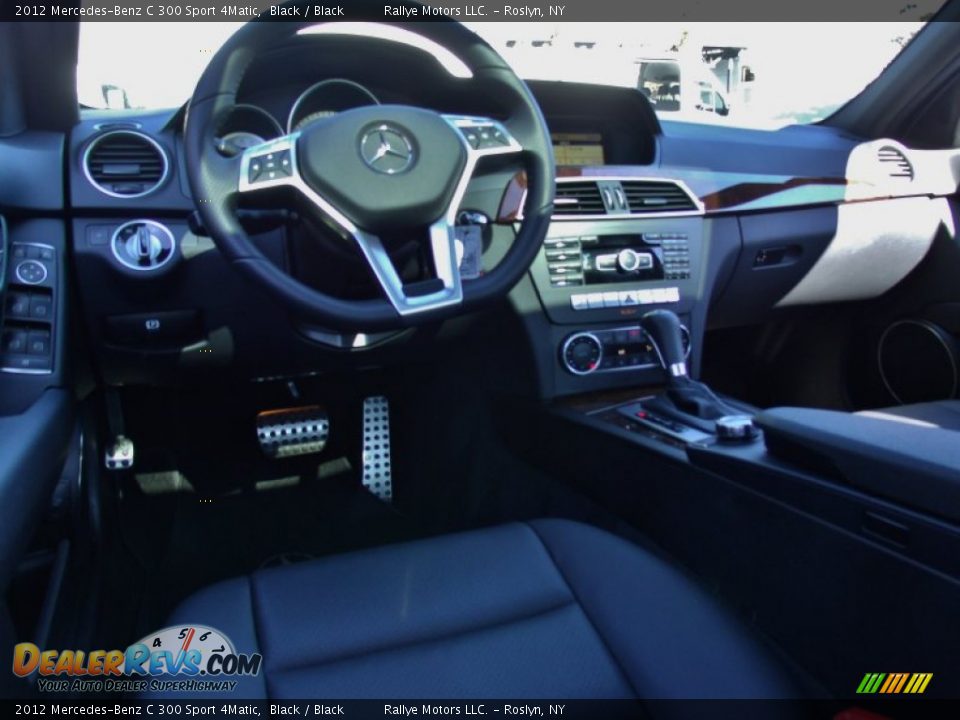 2012 Mercedes-Benz C 300 Sport 4Matic Black / Black Photo #15