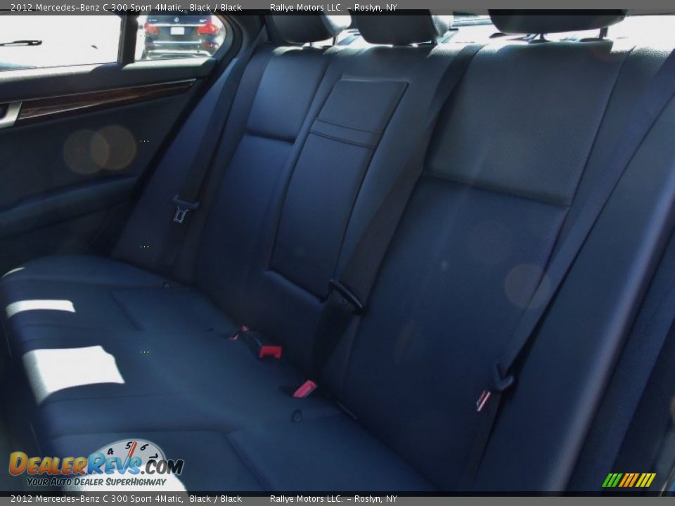 2012 Mercedes-Benz C 300 Sport 4Matic Black / Black Photo #16