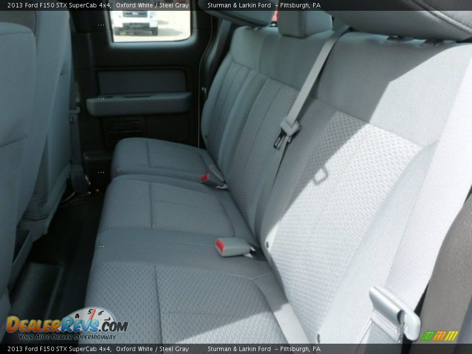 Rear Seat of 2013 Ford F150 STX SuperCab 4x4 Photo #9