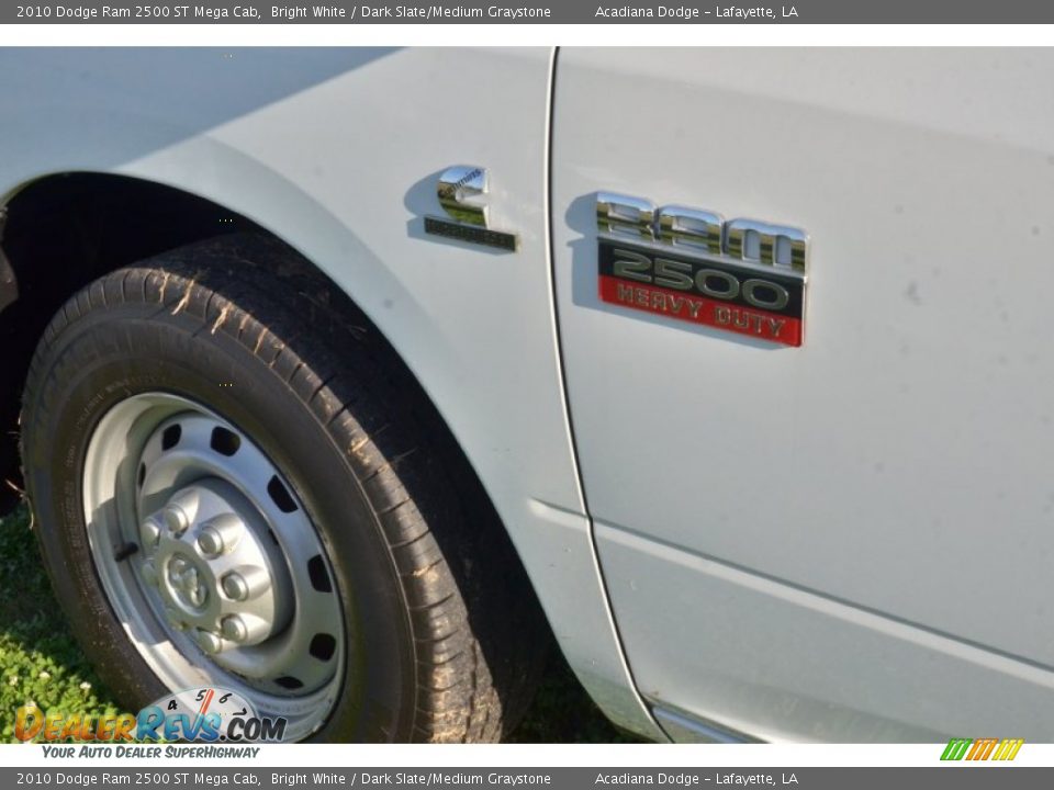 2010 Dodge Ram 2500 ST Mega Cab Bright White / Dark Slate/Medium Graystone Photo #3