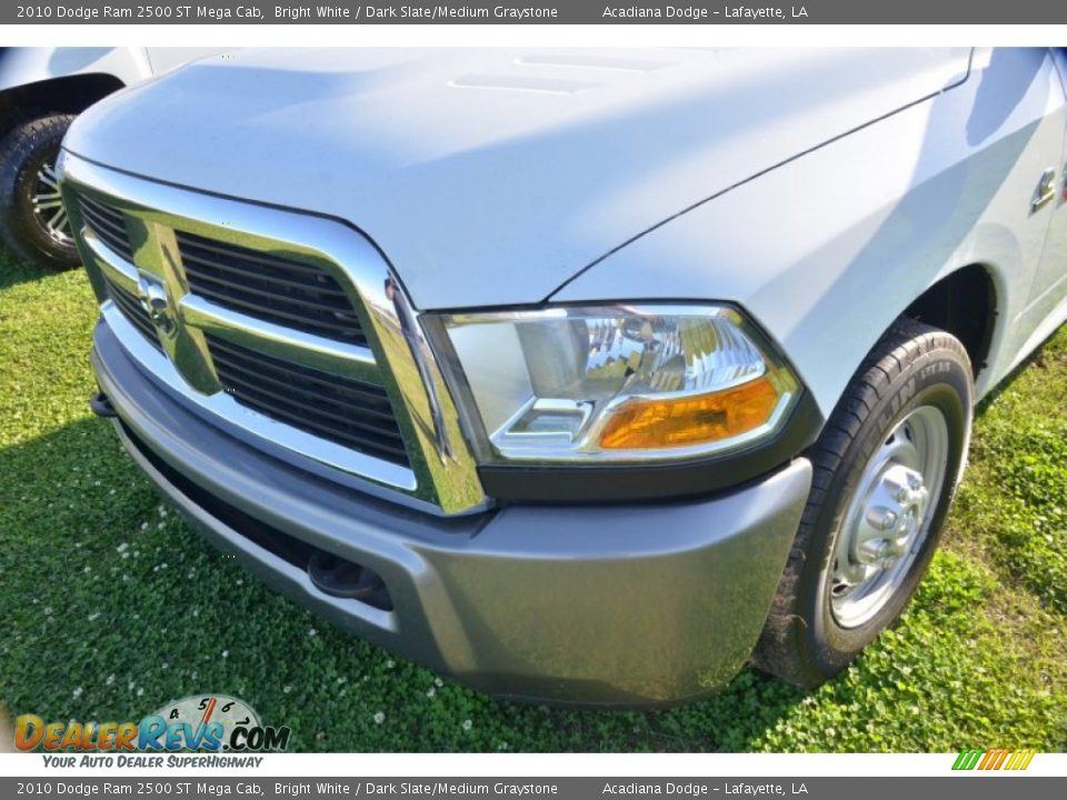 2010 Dodge Ram 2500 ST Mega Cab Bright White / Dark Slate/Medium Graystone Photo #12