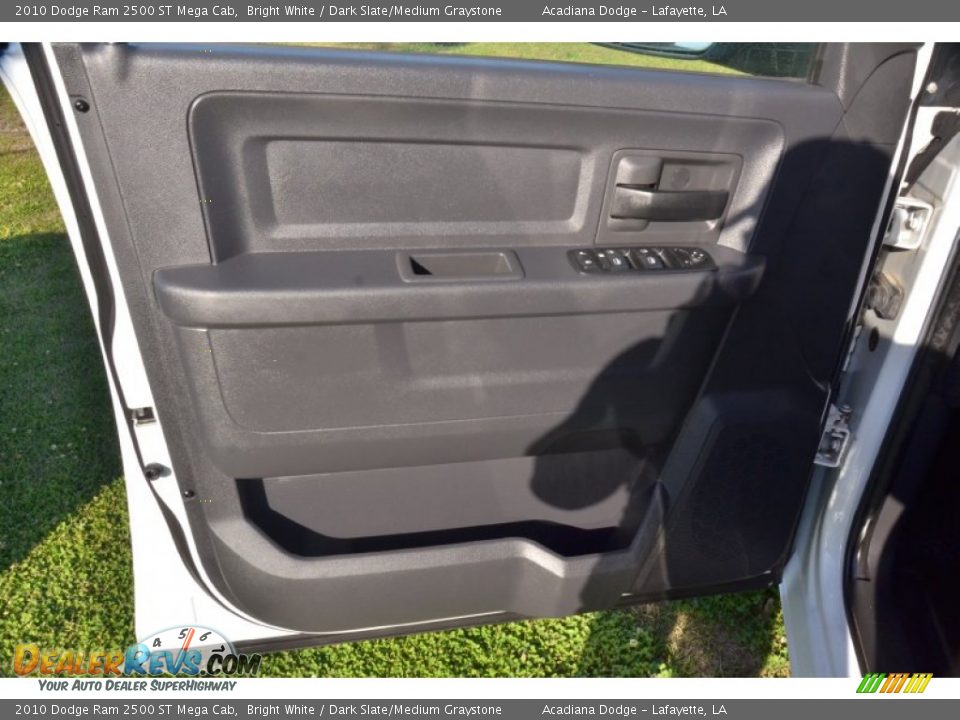 2010 Dodge Ram 2500 ST Mega Cab Bright White / Dark Slate/Medium Graystone Photo #14