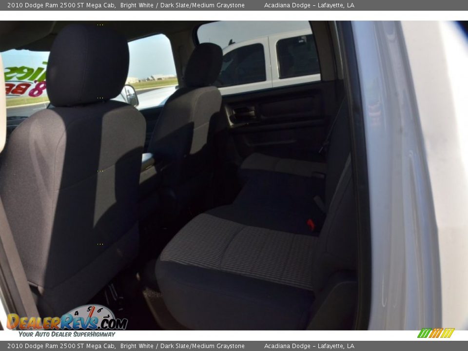 2010 Dodge Ram 2500 ST Mega Cab Bright White / Dark Slate/Medium Graystone Photo #16
