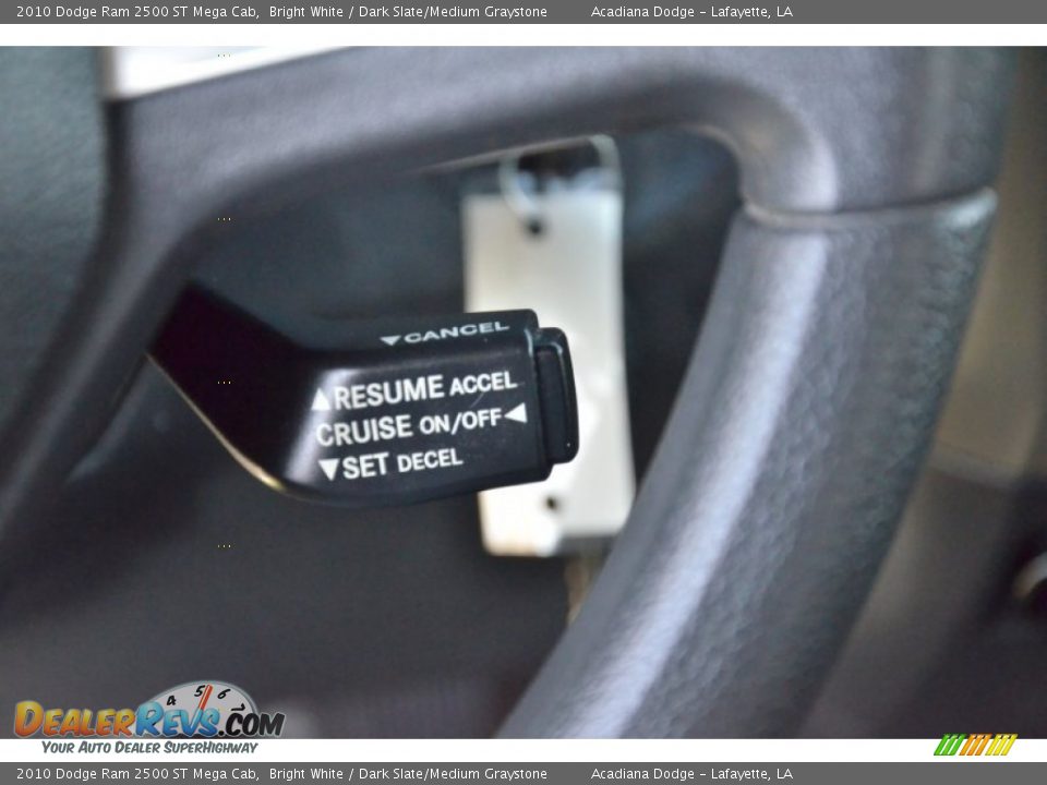 2010 Dodge Ram 2500 ST Mega Cab Bright White / Dark Slate/Medium Graystone Photo #21