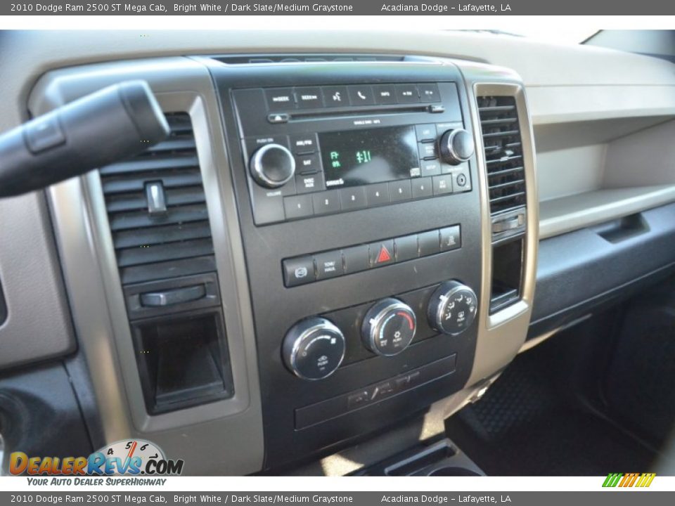 2010 Dodge Ram 2500 ST Mega Cab Bright White / Dark Slate/Medium Graystone Photo #23