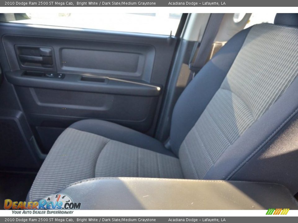 2010 Dodge Ram 2500 ST Mega Cab Bright White / Dark Slate/Medium Graystone Photo #25