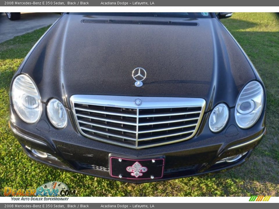2008 Mercedes-Benz E 350 Sedan Black / Black Photo #9